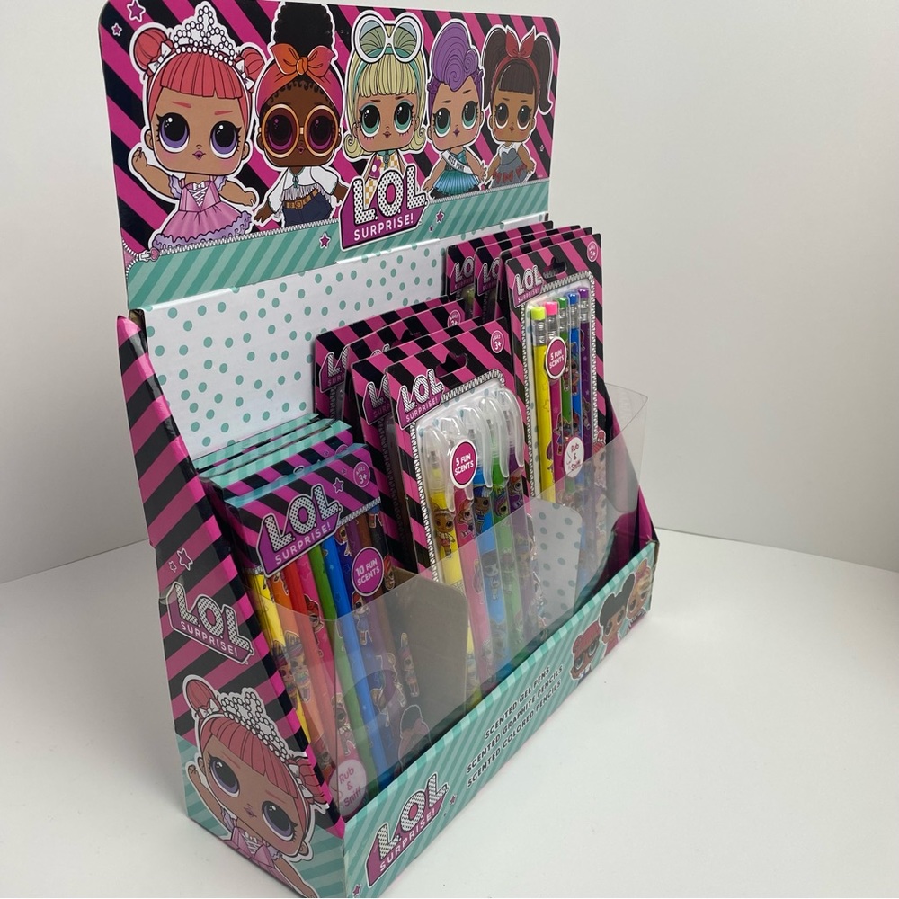 ENTIRE DISPLAY of LOL Scented Gel Pens & Pencils!!